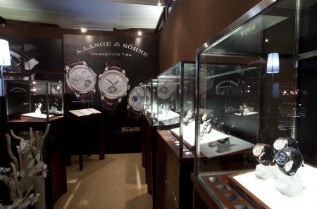 Le stand A.Lange & Söhne au Salon Les Montres.