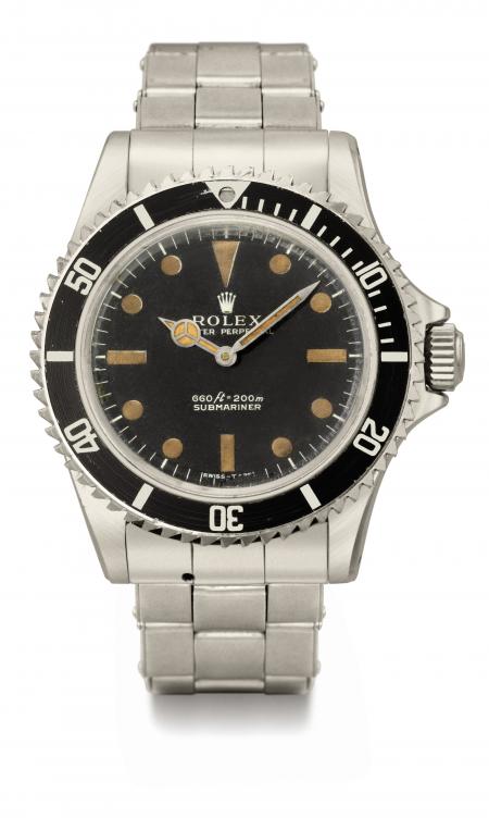 La Rolex Submariner portée par Roger Moore dans le film 'Vivre et laisser mourir' dans lequel il incarne James Bond. ©Christie's Images LTD. 2011