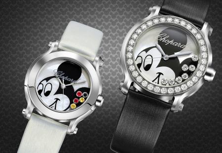 Collection Happy Mickey - Montres en acier de 30 mm et 36 mm de diamètre - Mouvement quartz.