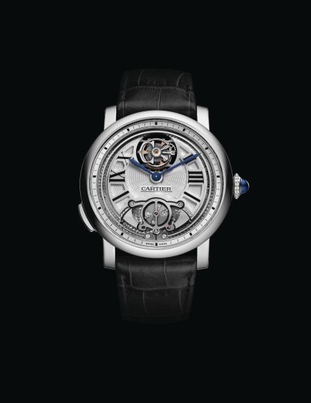 Montre Rotonde de Cartier Répétition Minutes Tourbillon Volant calibre 9402 MC, Poinçon de Genève.