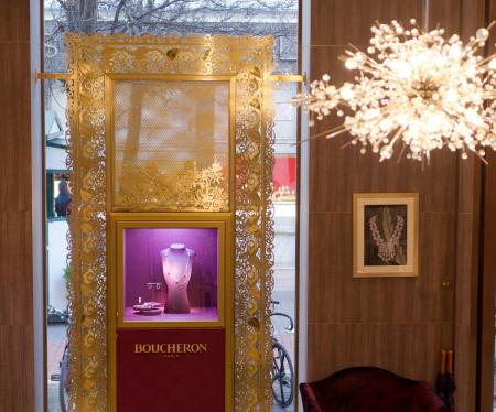 La nouvelle boutique Boucheron de New Bond Street à Londres - Intérieur