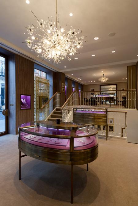 La nouvelle boutique Boucheron de New Bond Street à Londres - Intérieur