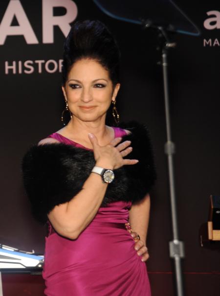 Gloria Estefan - Gala amfAR à New York le 8 février.