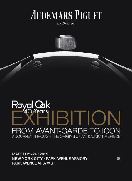 L'affiche de l'exposition Royal Oak 40 Years - From Avant-Garde to Icon.