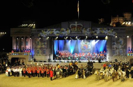 Cérémonie du Diamond Jubilee Pageant au château de Windsor.