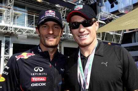 Mark Webber et Jimmy Spithill.