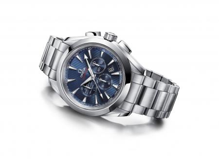 Chronographe Omega Seamaster Aqua Terra Co-Axial 'London 2012'.