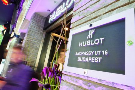 Une prestigieuse adresse pour la boutique Hublot de Budapest…