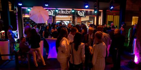 Inauguration de la boutique Hublot à Budapest. 