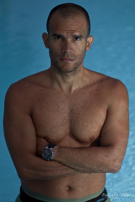 Carlos Coste, détenteur du record du monde de plongée en apnée.