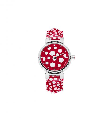 Louis Vuitton - Montre Tambour édition limitée par Yayoi Kusama