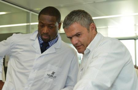 Dwyane Wade avec Ricardo Guadalupe, CEO de Hublot.