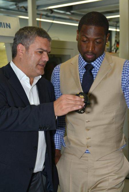 Dwyane Wade avec Ricardo Guadalupe, CEO de Hublot.