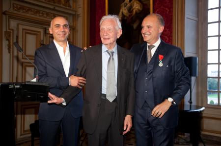 Bruno Belamich, Directeur de la Création de Bell & Ross, Helmut Sinn et Carlos-A.Rosillo.