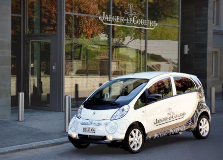 La voiture électrique acquise par Jaeger-LeCoultre pour ses collaborateurs.