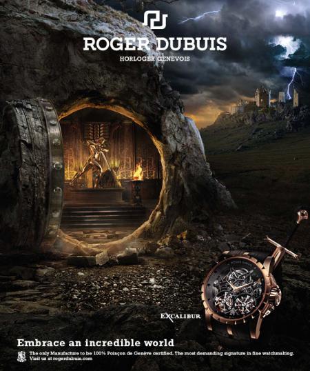 La campagne de publicité Roger Dubuis a remporté le premier prix du Jury - catégorie Print/Affichage - décerné le 26 octobre 2012 par la maison d’édition suisse Ringier.