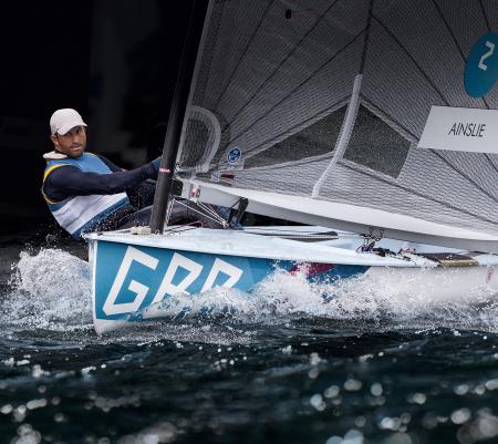 BEN AINSLIE, MARIN DE L‘ANNEE 2012.