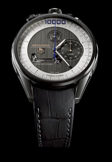 Le chronographe TAG Heuer Mikrogirder a remporté le prix de l’Aiguille d’or 2012.