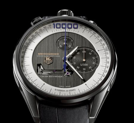 Le chronographe TAG Heuer Mikrogirder - Zoom.