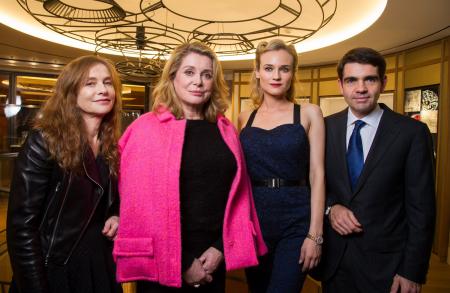 Isabelle Huppert, Catherine Deneuve, Diane Kruger et Jerome Lambert.