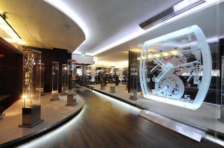 La boutique Richard Mille au Grand Hyatt Singapour : un espace de 200 m2.