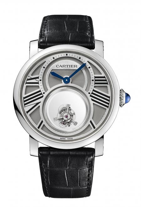 Montre Rotonde de Cartier Double Tourbillon Mystérieux