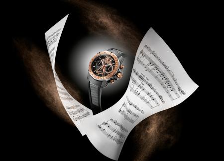 Le modèle nabucco Cuore Caldo Twelve de Raymond Weil est une édition limitée à 76 pièces. 