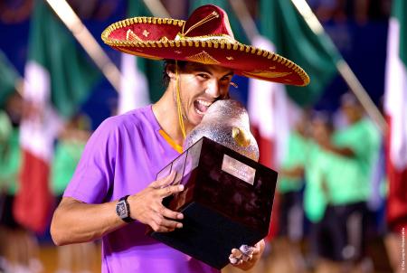 Rafael Nadal, vainqueur du tournoi d'Acapulco. 