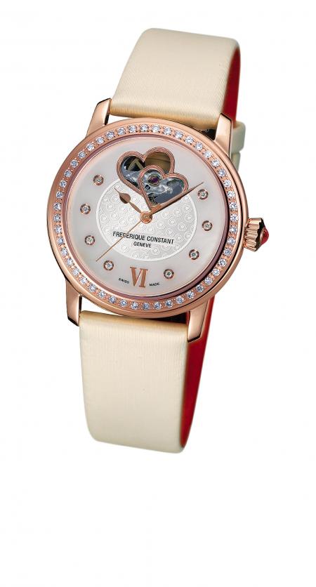 Montre femme automatique World Heart Federation de Frédérique Constant.