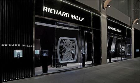 La boutique Richard Mille à Singapour.