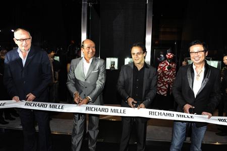 Inauguration de la boutique Richard Mille à Singapour.