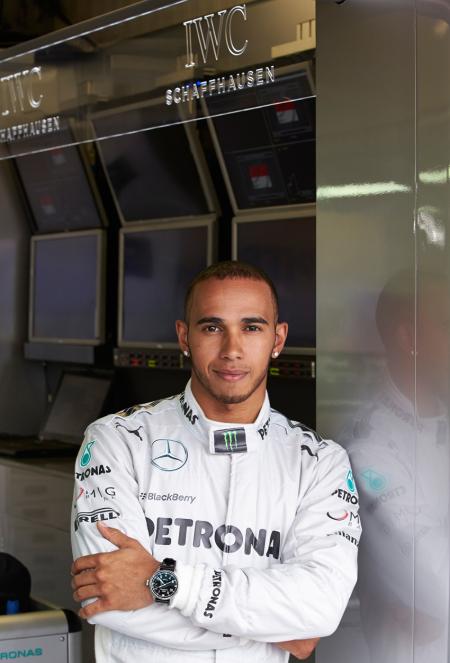 Lewis Hamilton nouvel ambassadeur d'IWC Schaffhausen