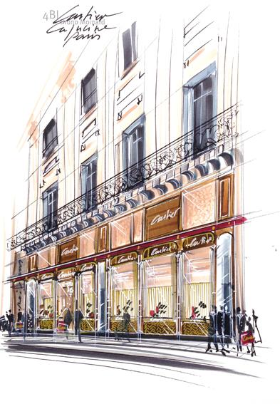 Cartier - Nouvelle boutique parisienne au 12 Boulevard des Capucines
