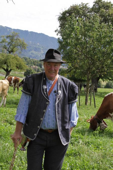 La traditionnelle Désalpe des vaches de Jean-Claude Biver