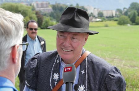 La traditionnelle Désalpe des vaches de Jean-Claude Biver