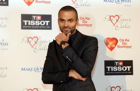 Tony Parker avec sa montre Tissot PRC 200 Tony Parker