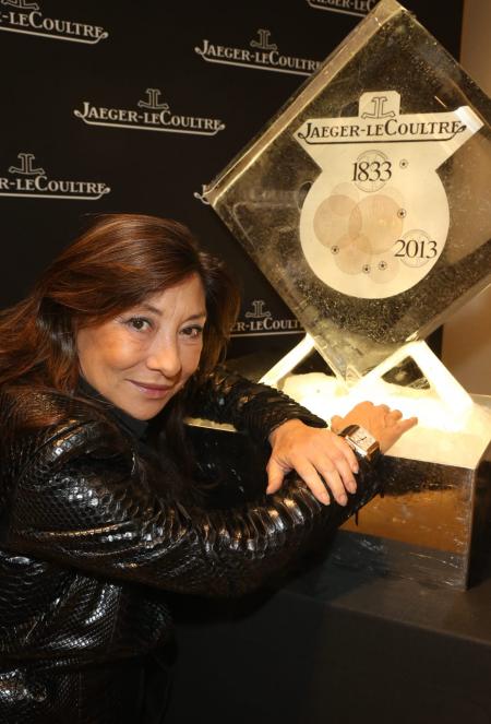 Barbara Bui chose a Reverso Squadra watch for Jaeger-LeCoultre event Place Vendôme copyright Michel Dufour