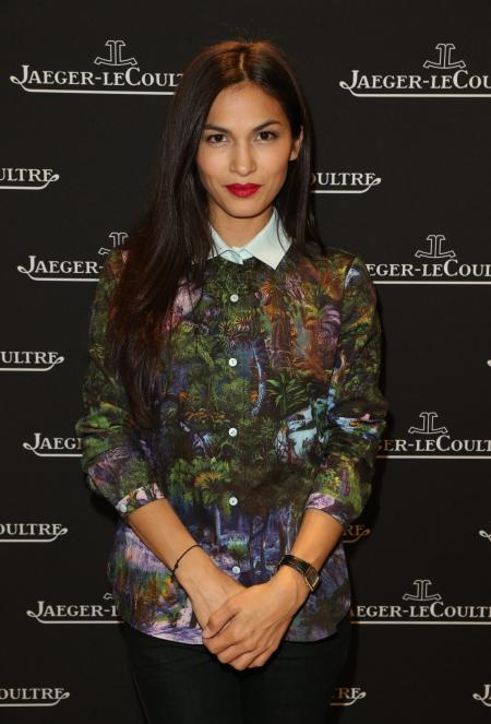Elodie Yung wearing a Reverso watch at Jaeger-LeCoultre event Place Vendôme copyright Michel Dufour