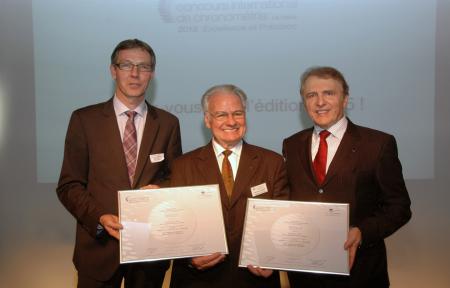 Concours International Chronométrie : Nicolas Clerc, Claude-Henri Chabloz, François Thiébaud