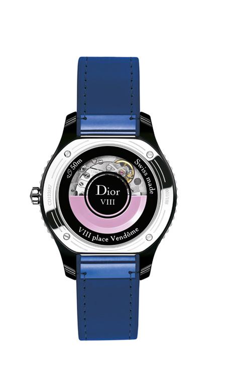 DIOR VIII CÉRAMIQUE ET BRACELET BLEU MÉTALLISÉ - LANCEMENT : JANVIER 2014 