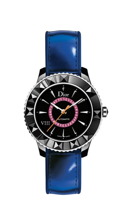 DIOR VIII CÉRAMIQUE ET BRACELET BLEU MÉTALLISÉ - LANCEMENT : JANVIER 2014 