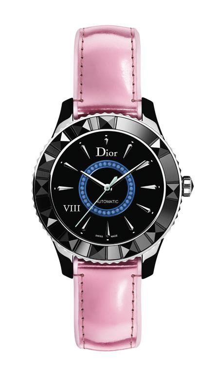 DIOR VIII CÉRAMIQUE ET BRACELET ROSE MÉTALLISÉ - LANCEMENT : JANVIER 2014 