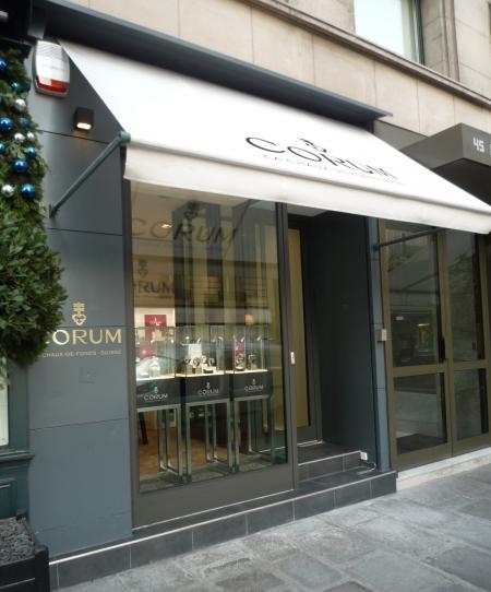 Boutique CORUM à Paris