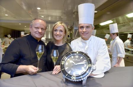 Joël Robuchon, Brigitte et Benoit Violier