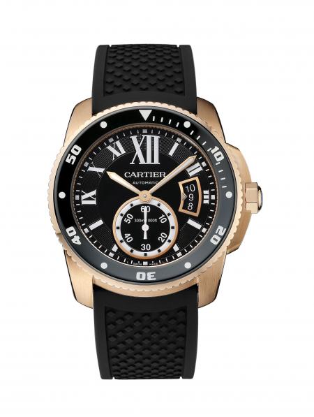 Calibre de Cartier Diver or rose