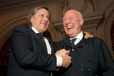 Ilie Nastase et Jean-Claude Biver, CEO de Hublot.