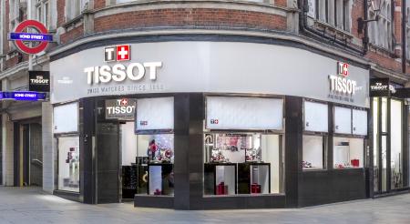 Boutique Tissot sur Oxford Street, Londres