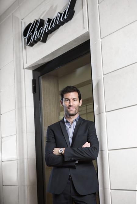 Mark Webber, nouvel ambassadeur de Chopard