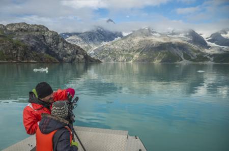Making off de la vidéo Glacier Bay National Park ©Mark Kelley
