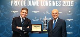 Juan-Carlos Capelli, Vice-Président de Longines et Directeur Marketing International, et Bertrand Bélinguier, Président de France Galop